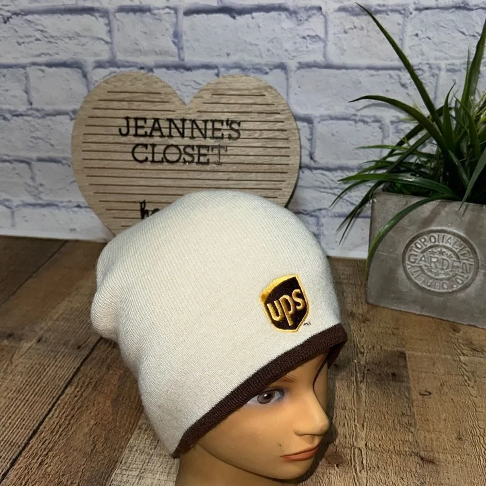 Khaki And Brown Uniform Work Beanie Great Republic